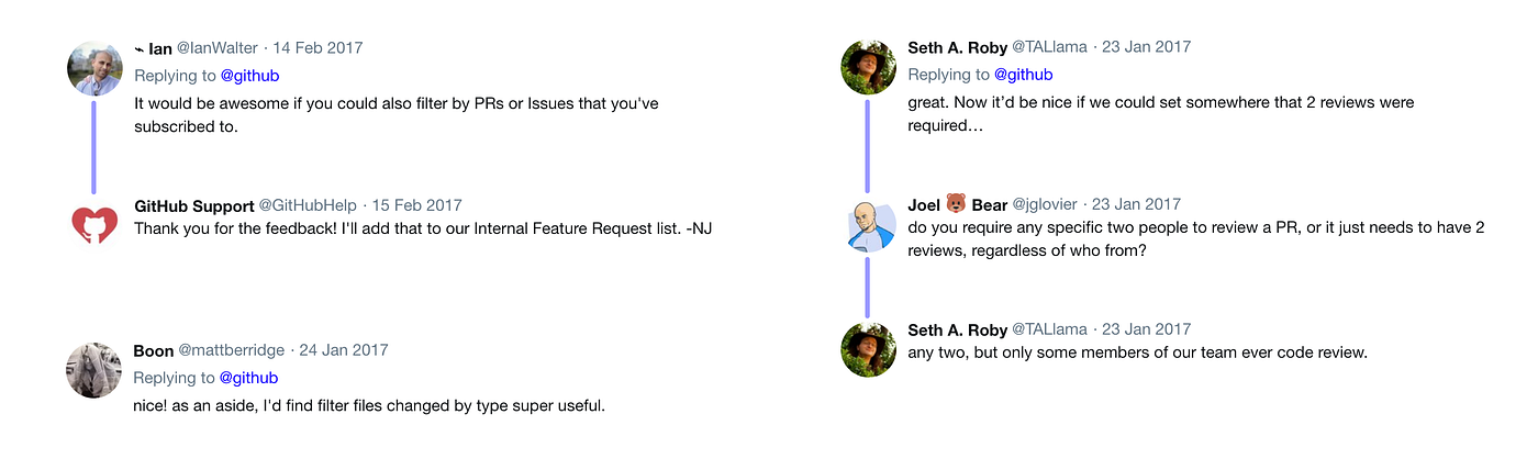 Post-launch feedback on the review filtering feature